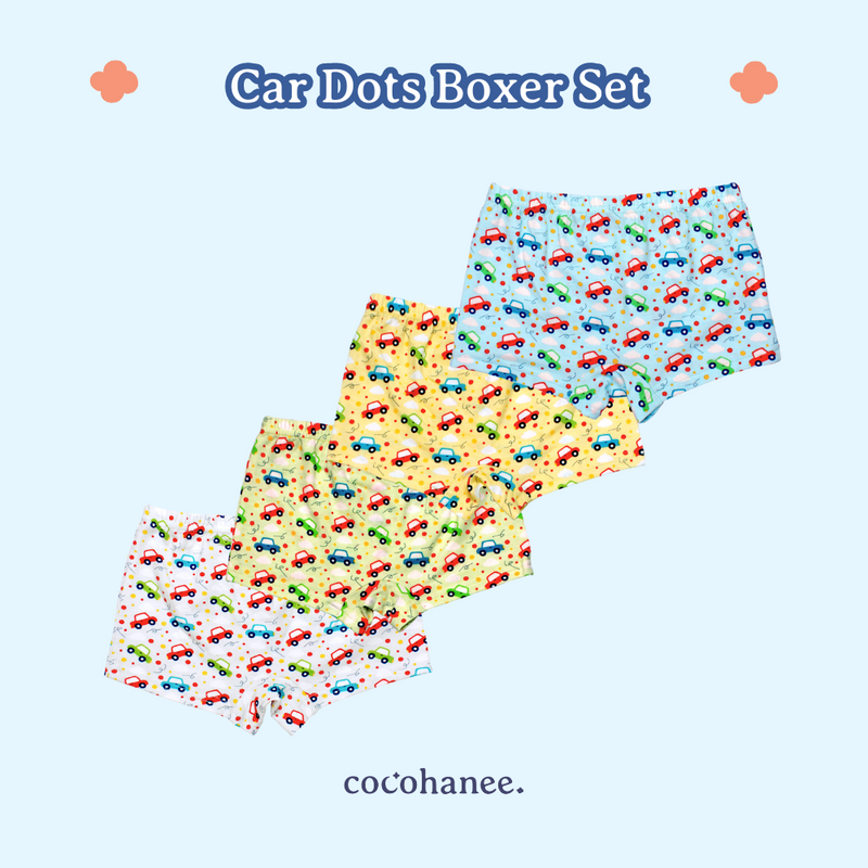 Cocohanee - Car Dots Boxer Set
