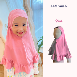 Cocohanee -  Hanee Ruffle Hijab - Jilbab Anak Instan