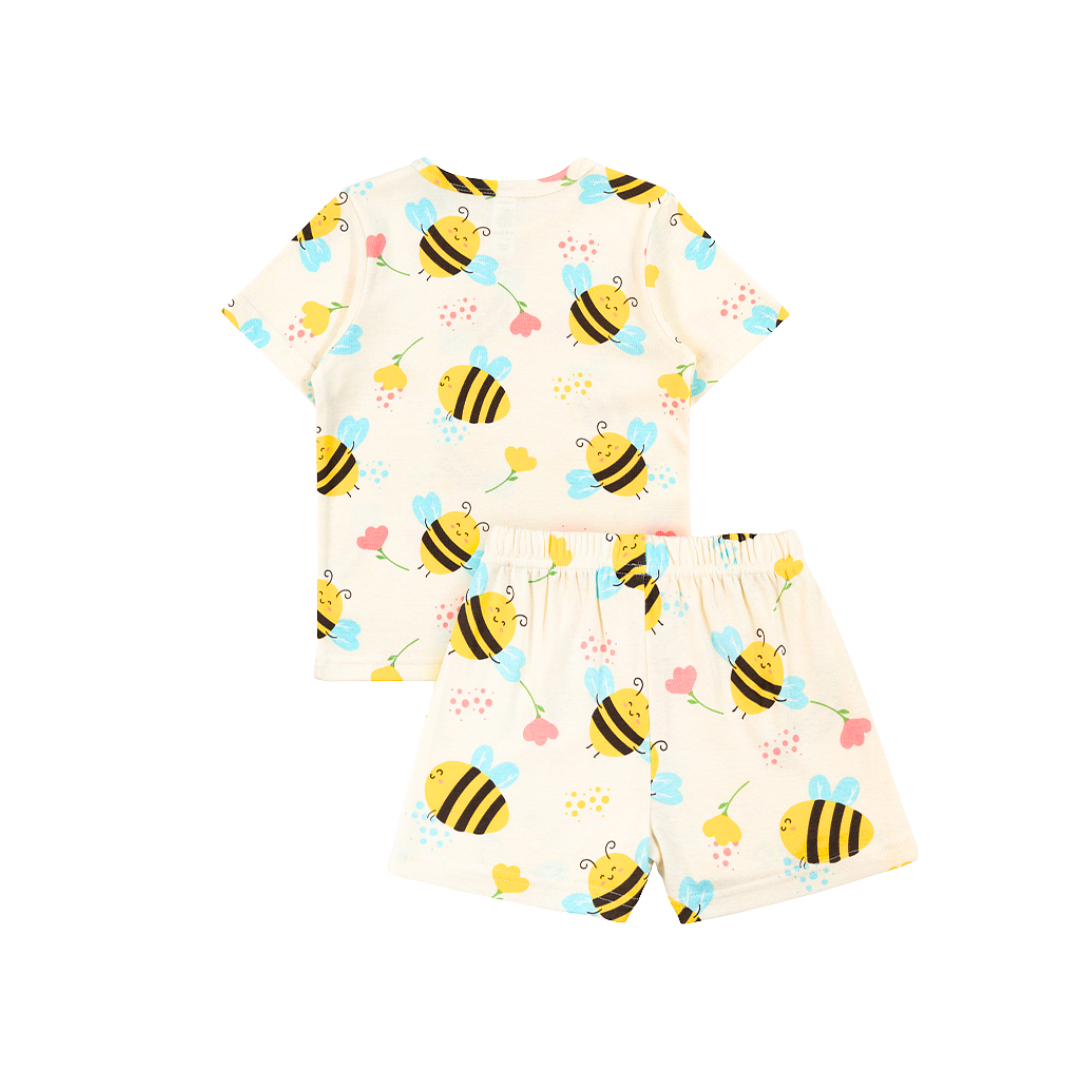 Cocohanee - Morning Bee Short Pajamas - Piyama Tidur Anak