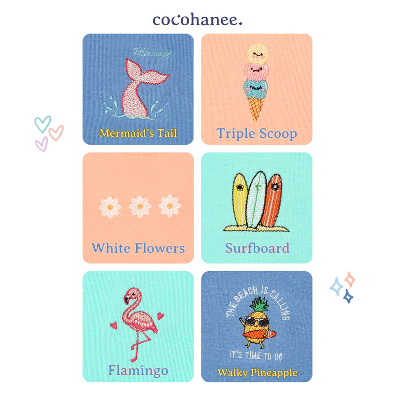 Cocohanee - Tropical Summer Short Top - Kaos Anak - Atasan Anak