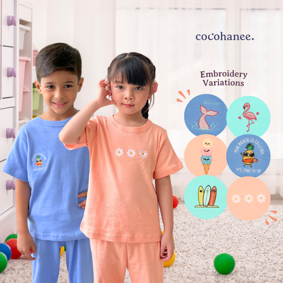 Cocohanee - Tropical Summer Short Top - Kaos Anak - Atasan Anak