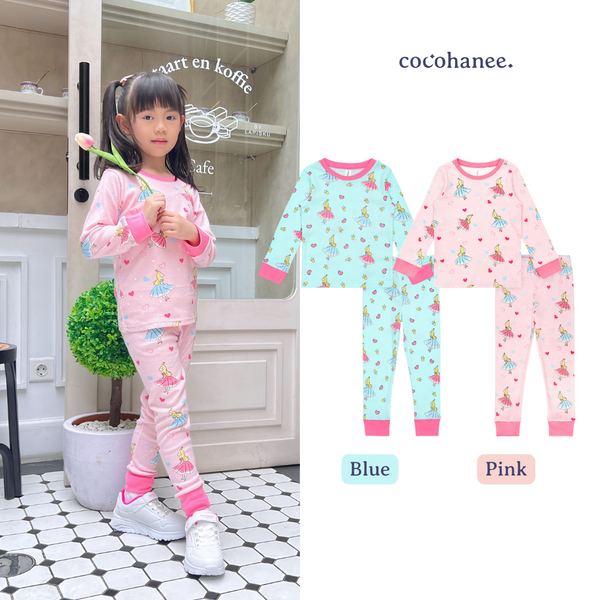 Cocohanee - Cinderelle Long Pajamas - Piyama Tidur Anak