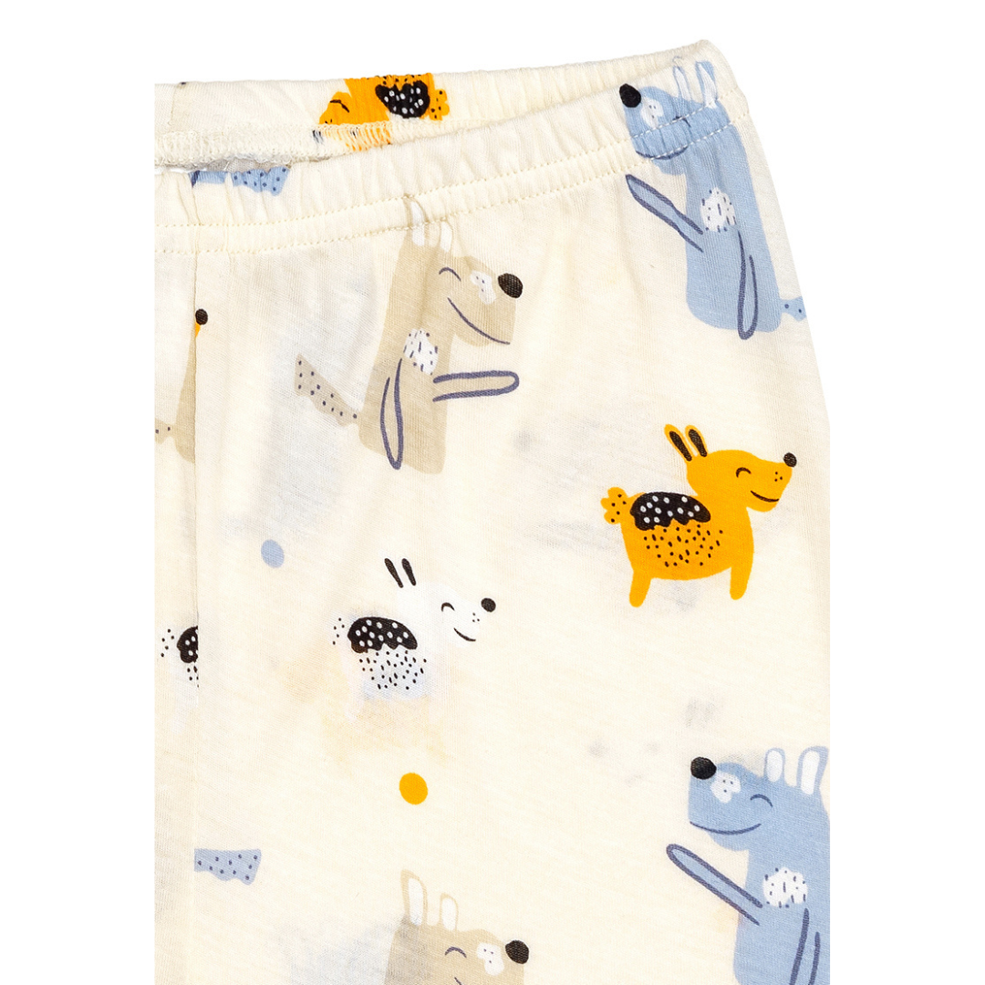 Cocohanee - Woof Woof ⅞ Length Pajamas - Piyama Tidur Anak