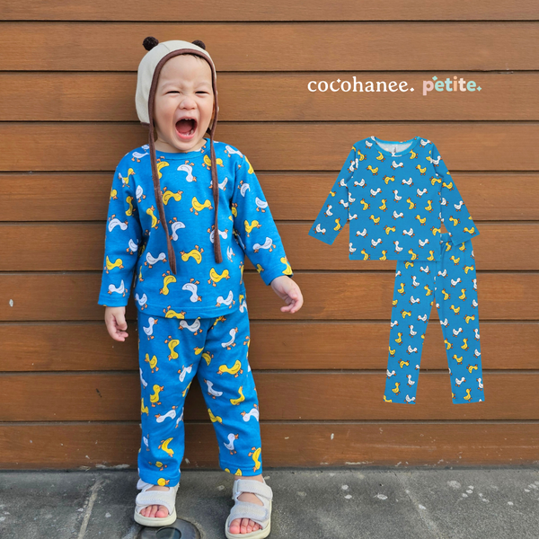 Cocohanee - Walky Ducky Baby Long Pajamas - Piyama Tidur Bayi