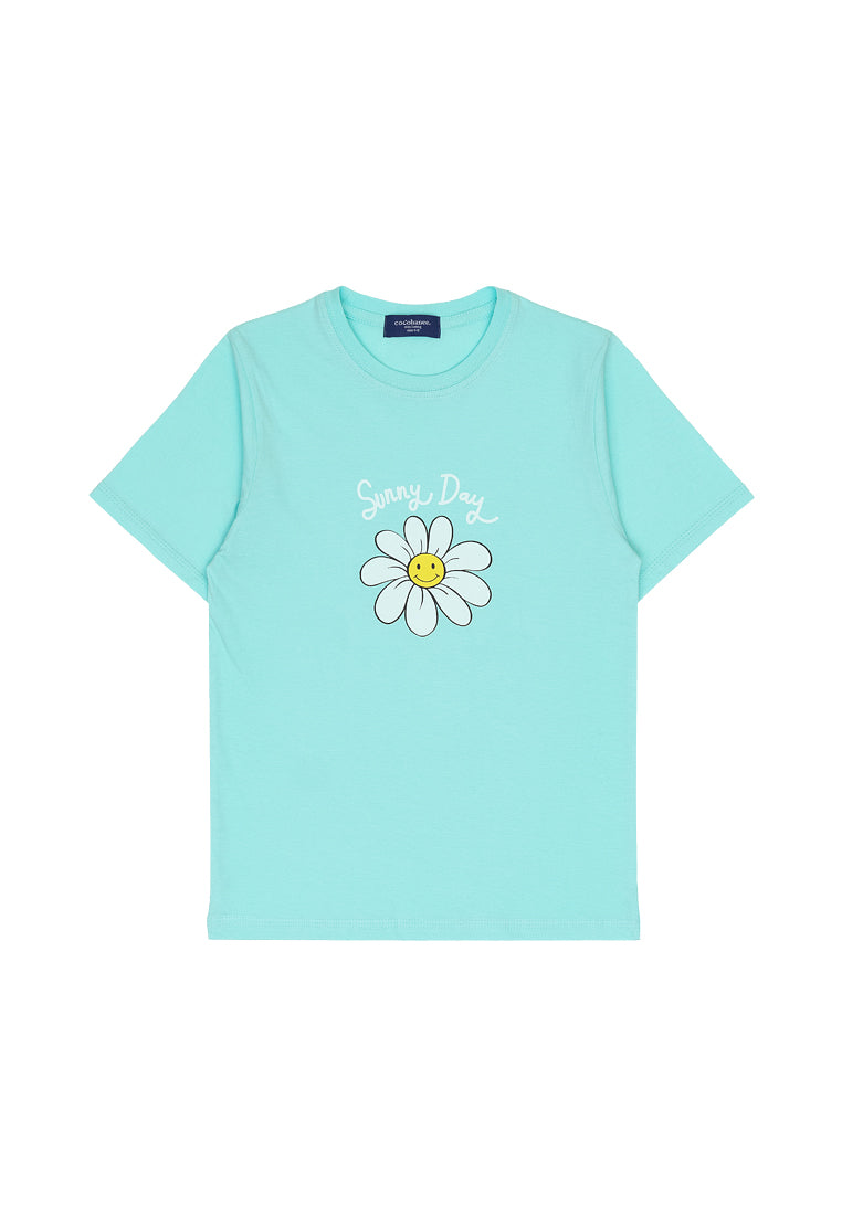 Cocohanee - Springtime Bloom Short T-Shirt - Kaos Lengan Pendek Anak - Atasan Lengan Pendek Anak