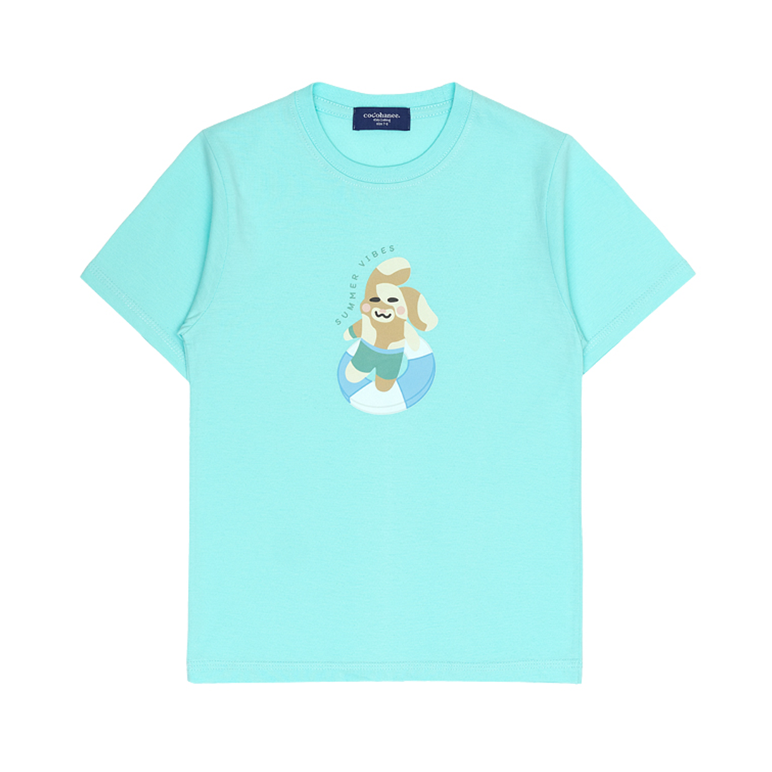 Cocohanee - Summer Bliss Short T-Shirt - Kaos Lengan Pendek Anak - Atasan Lengan Pendek Anak