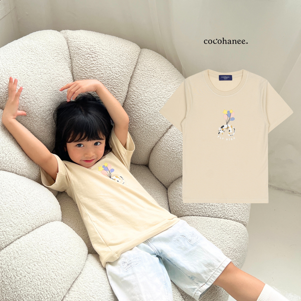 Cocohanee - Purrfect Cats Short T-Shirt - Kaos Lengan Pendek Anak - Atasan Lengan Pendek Anak