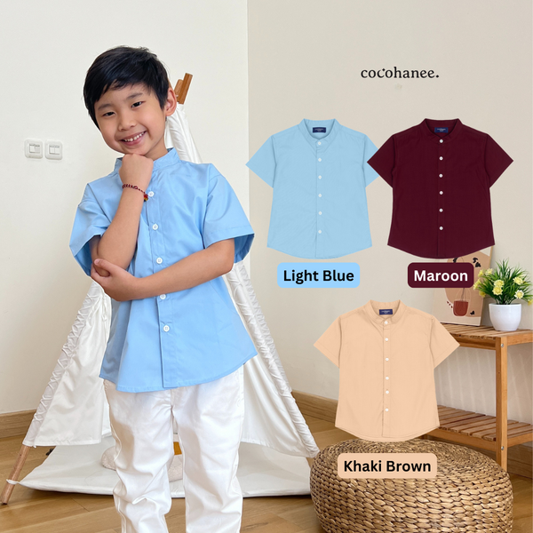 Cocohanee - Basic Shirt - Kemeja Anak Polos