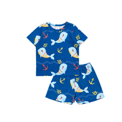 Cocohanee - Shark Anchor Baby Short Pajamas - Piyama Tidur Bayi