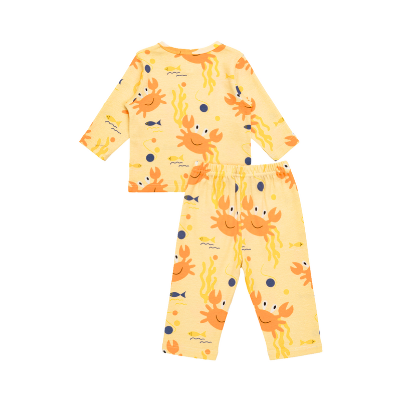 Cocohanee - Mr Craby Baby Long Pajamas - Piyama Tidur Bayi