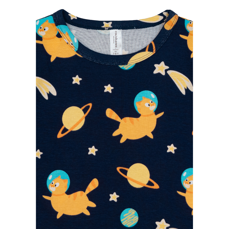 Cocohanee - Galaxy Cat Short Pajamas - Piyama Tidur Anak