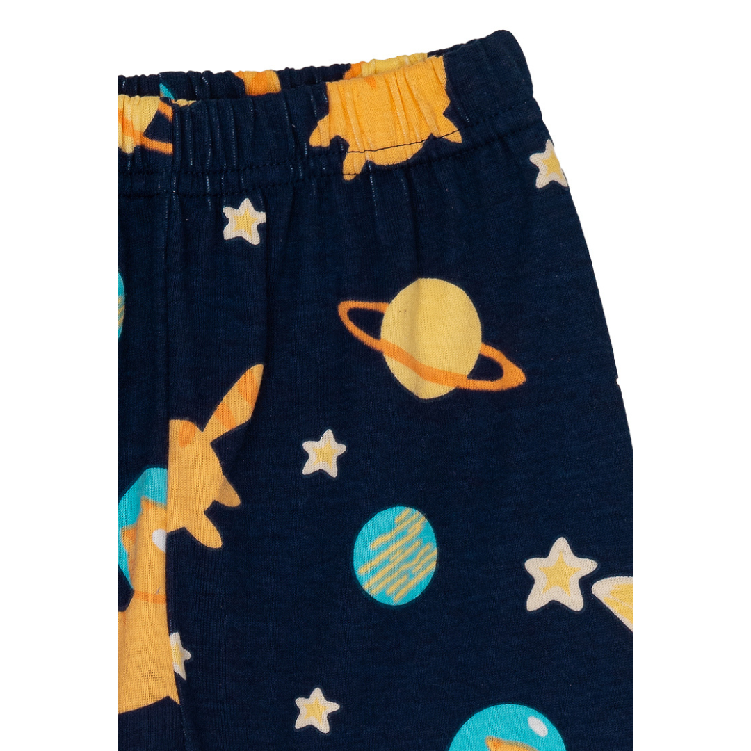 Cocohanee - Galaxy Cat Baby Long Pajamas - Piyama Tidur Bayi