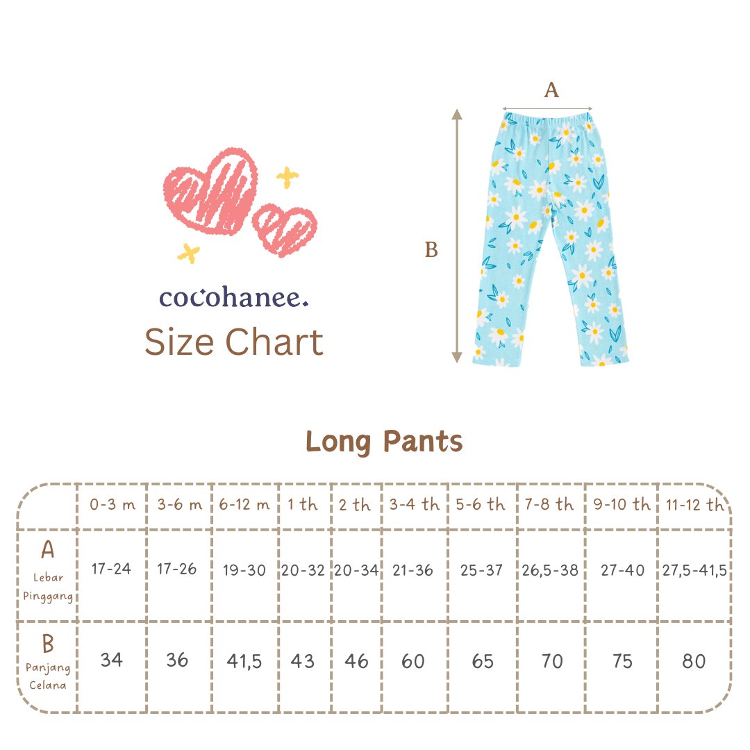 Cocohanee - Long Pants Motif - Celana Panjang Anak Motif