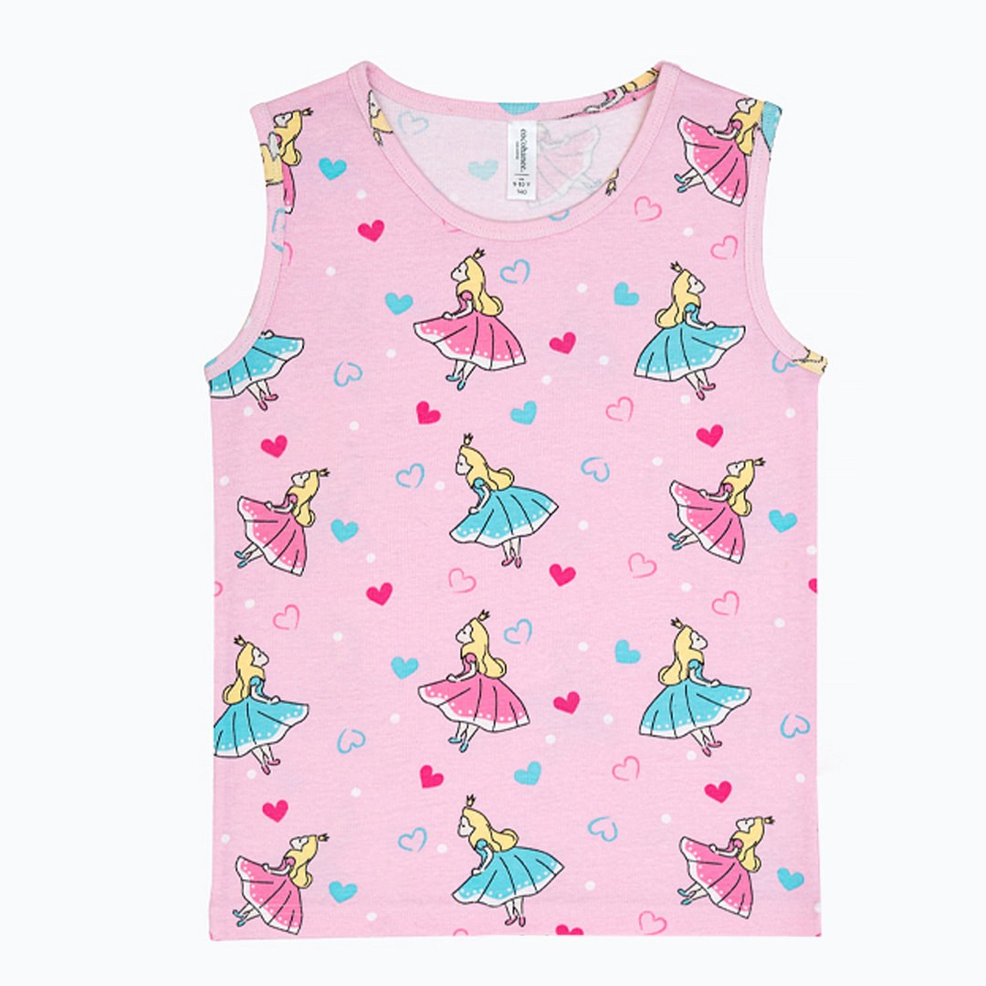 Cocohanee - Dreamland Sleeveless Top - Kaos Tanpa Lengan Anak Motif