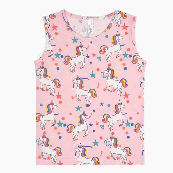 Cocohanee - Dreamland Sleeveless Top - Kaos Tanpa Lengan Anak Motif