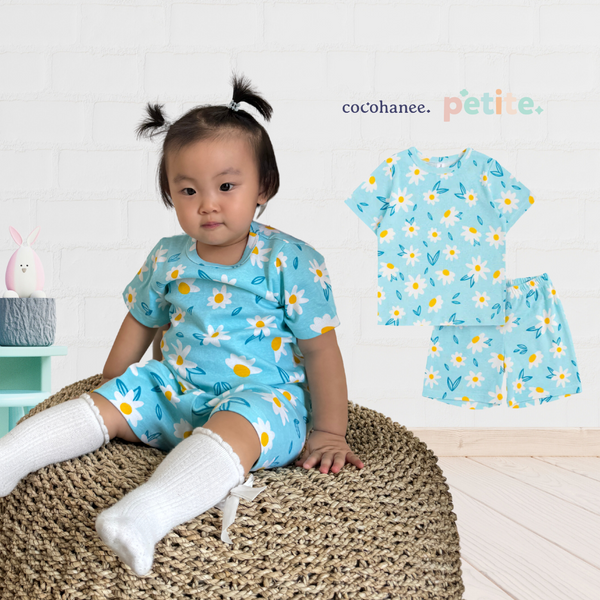 Cocohanee - Cosmos Field Baby Short Pajamas - Piyama Tidur Bayi