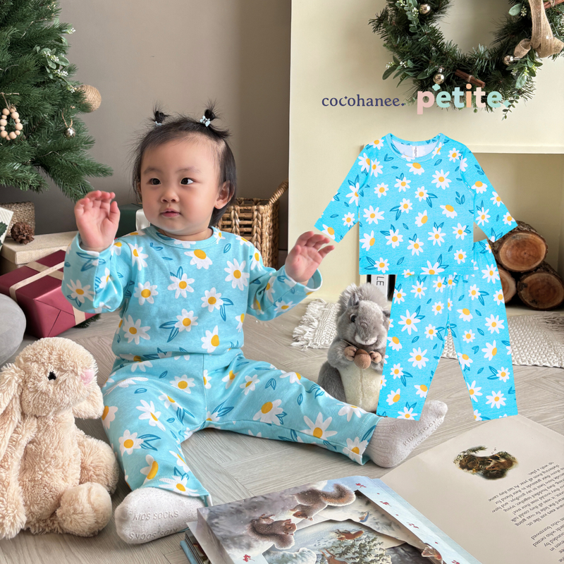 Cocohanee - Cosmos Field Baby Long Pajamas - Piyama Tidur Bayi