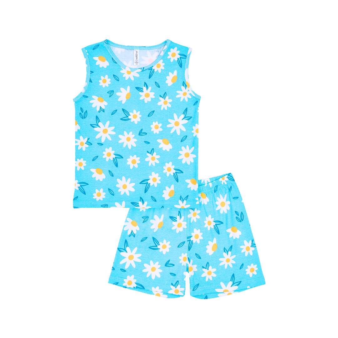 Cocohanee - Cosmos Field Sleeveless Set - Setelan Anak Tanpa Lengan