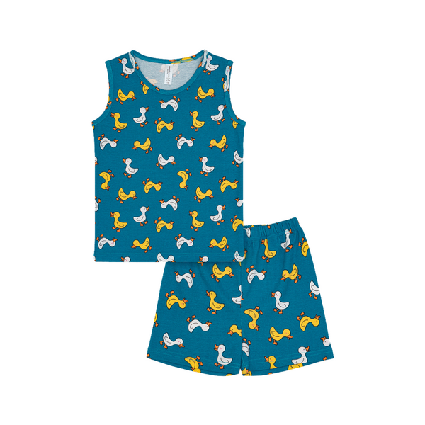 Cocohanee - Walky Ducky Sleeveless Set - Setelan Anak Tanpa Lengan