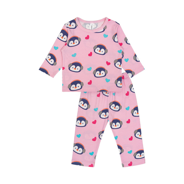 Cocohanee - Penguin in Love Baby Long Pajamas - Piyama Tidur Bayi