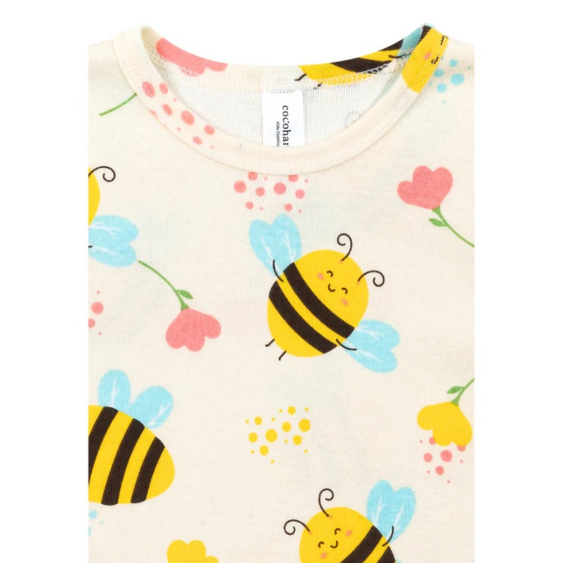 Cocohanee - Morning Bee Baby Short Pajamas - Piyama Tidur Bayi