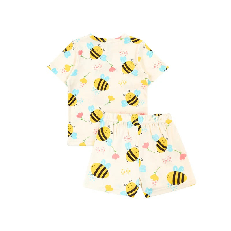 Cocohanee - Morning Bee Baby Short Pajamas - Piyama Tidur Bayi