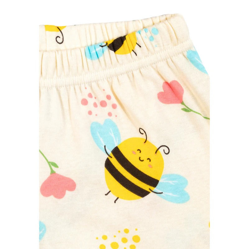 Cocohanee - Morning Bee Baby Short Pajamas - Piyama Tidur Bayi