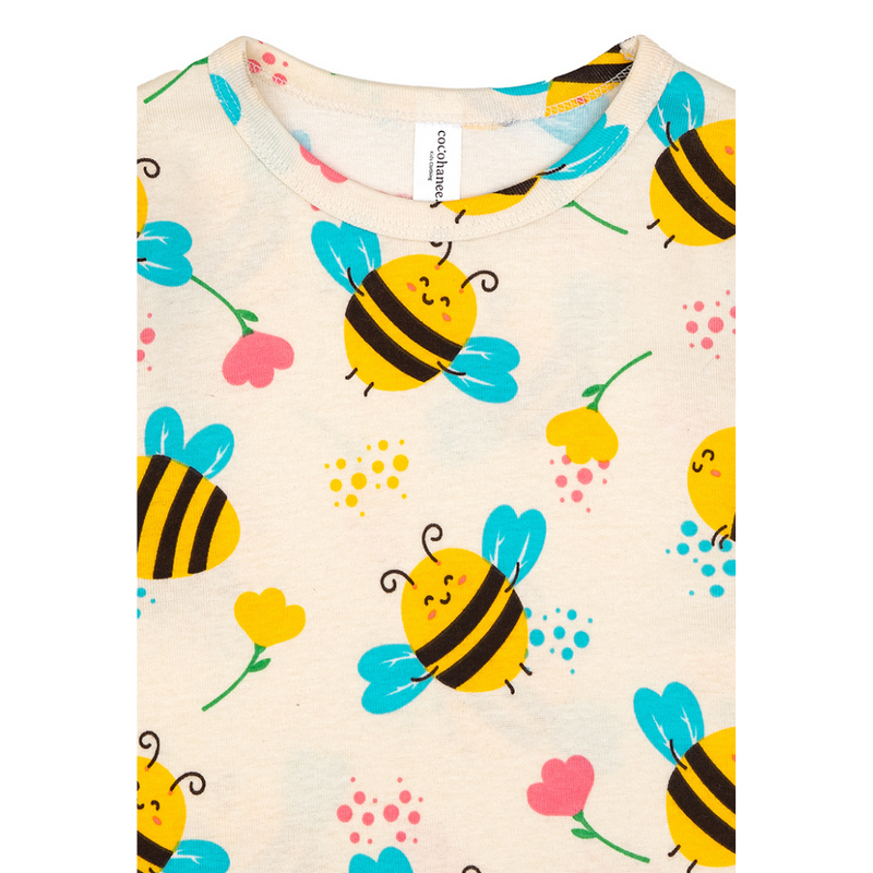 Cocohanee - Morning Bee Baby Long Pajamas - Piyama Tidur Bayi