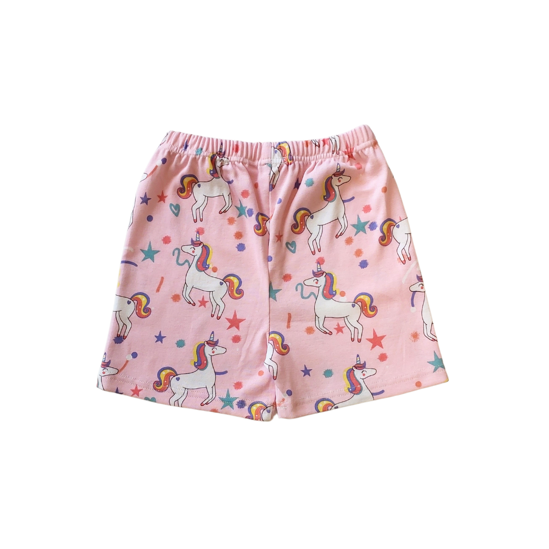 Cocohanee - Dreamland Biker Short Motif - Celana Legging Pendek Anak