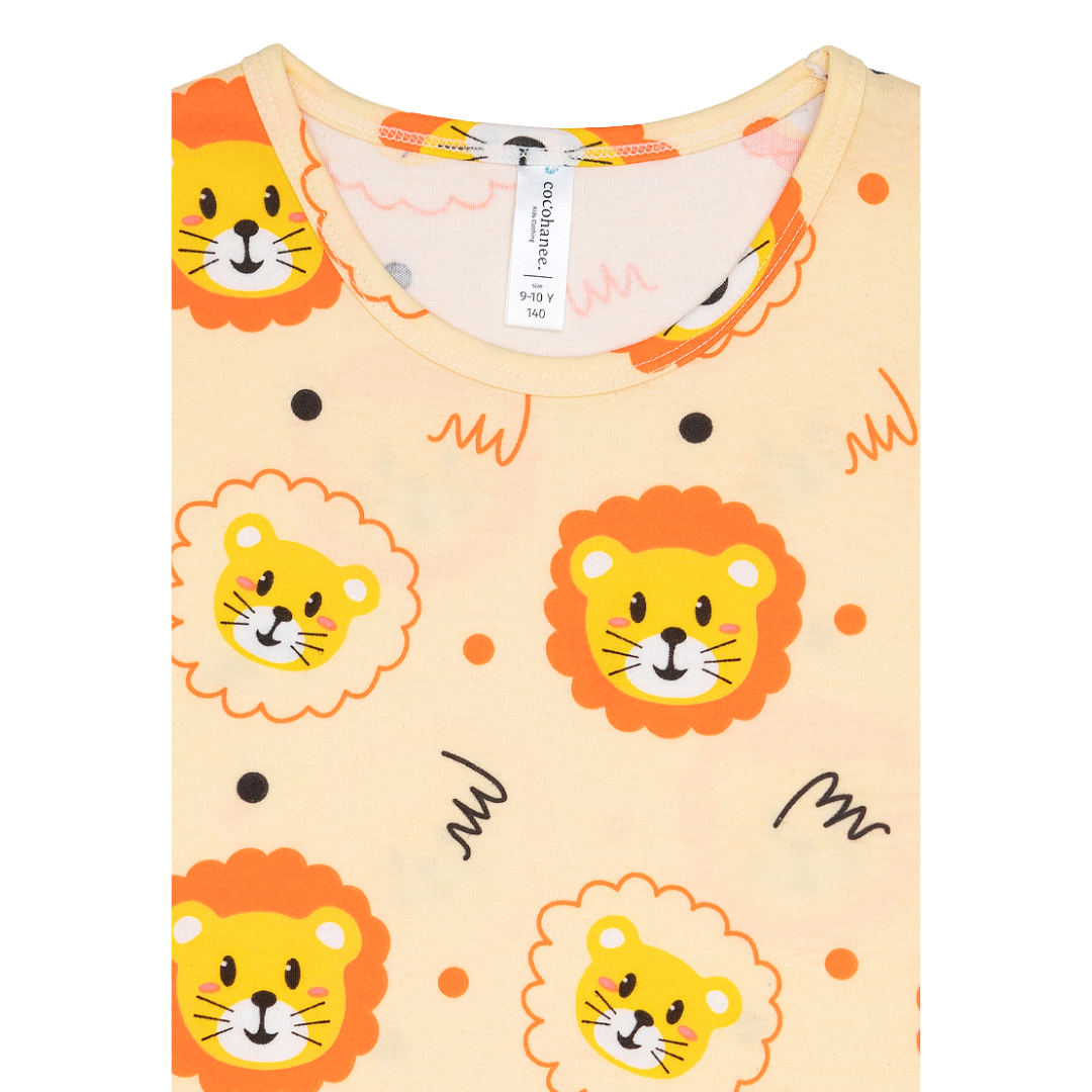 Cocohanee - Lion Sleeveless Set - Setelan Anak Tanpa Lengan