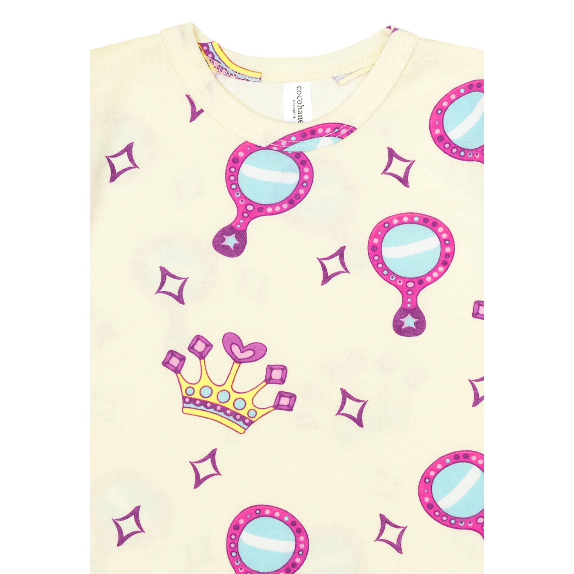 Cocohanee - Crown Princess Baby Short Pajamas - Piyama Tidur Bayi