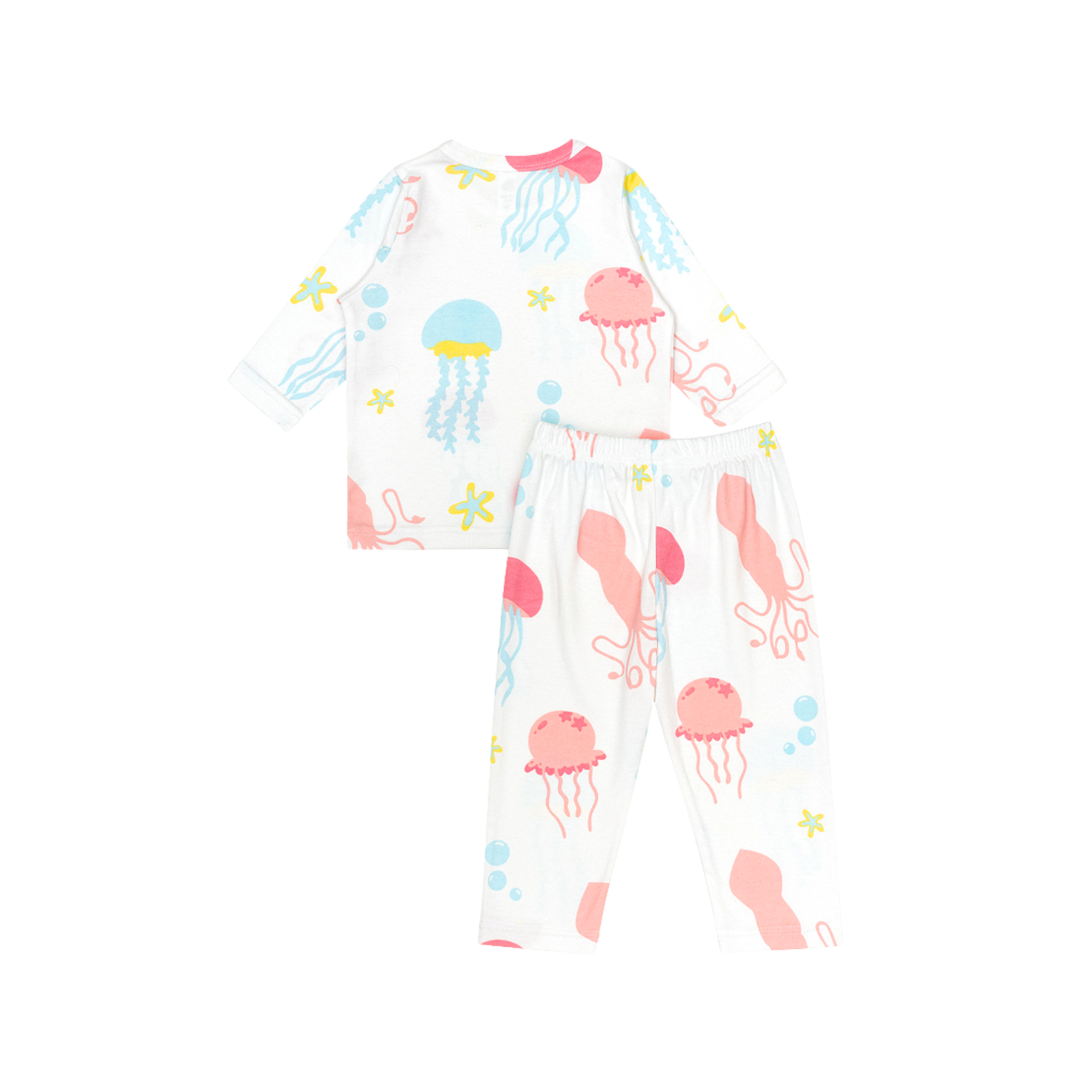 Cocohanee - Jelly Fish Baby Long Pajamas - Piyama Tidur Bayi