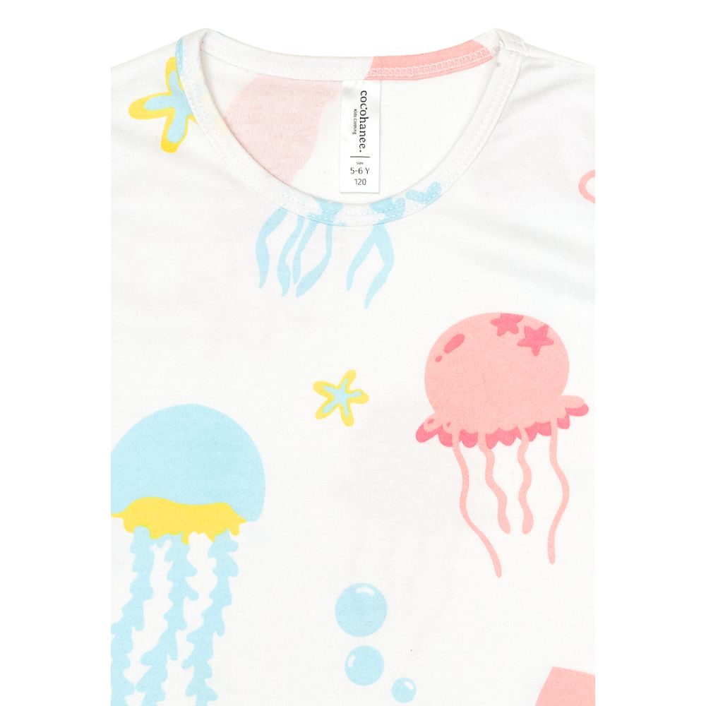 Cocohanee - Jelly Fish Sleeveless Set - Setelan Anak Tanpa Lengan