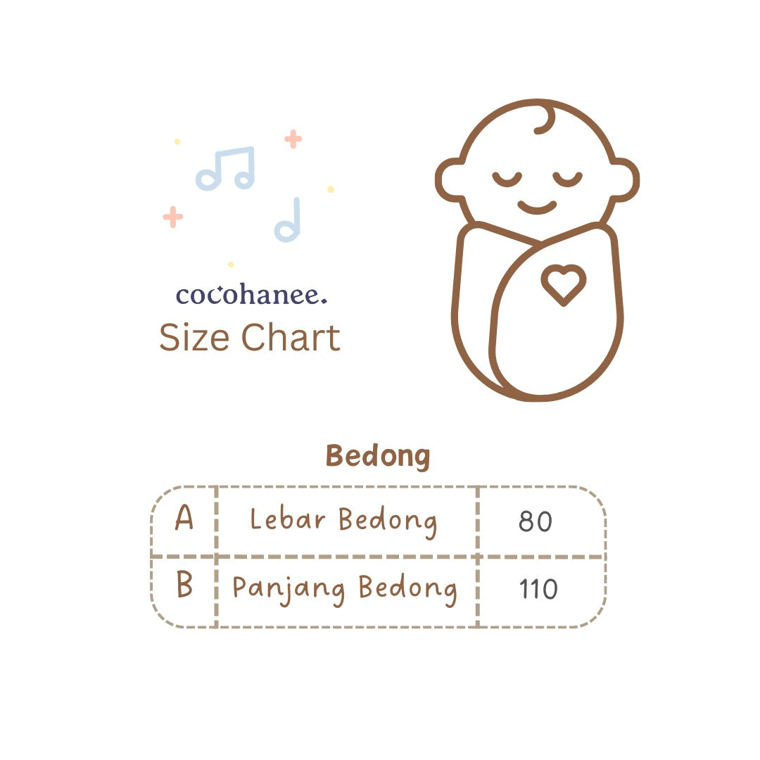 Cocohanee - Back to School Swaddle Wraps - Bedong Bayi