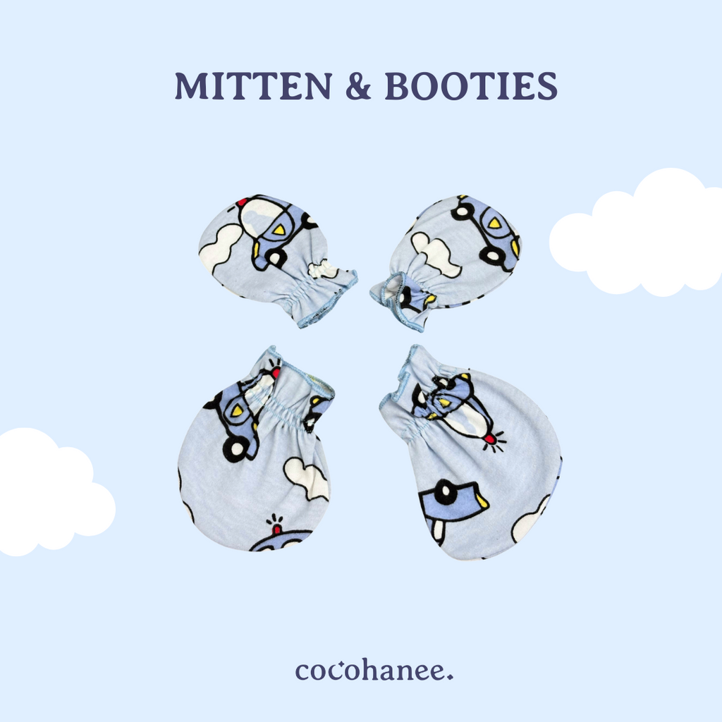 Cocohanee - Back to School Mitten & Booties Set - Sarung Tangan & Kaki Bayi