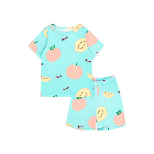 Cocohanee - Peach Perfect Baby Short Pajamas - Piyama Tidur Bayi