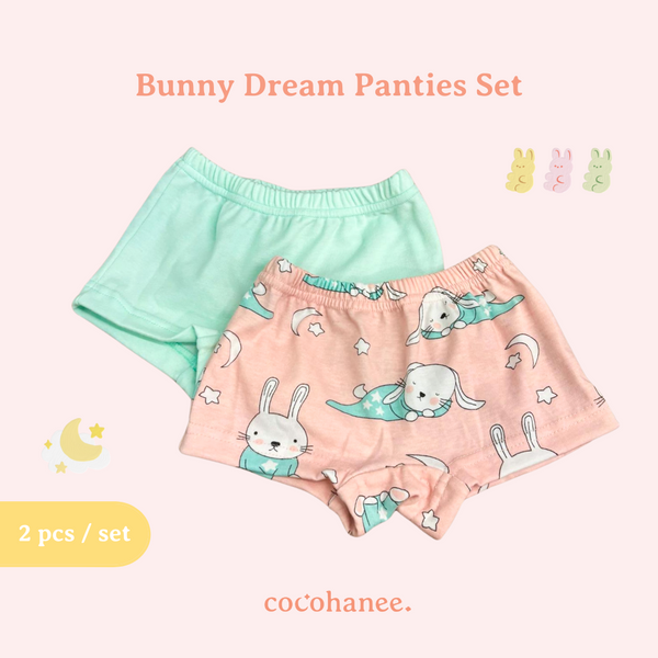 Cocohanee - Bunny Dream Panties Set - Celana Dalam Anak Perempuan