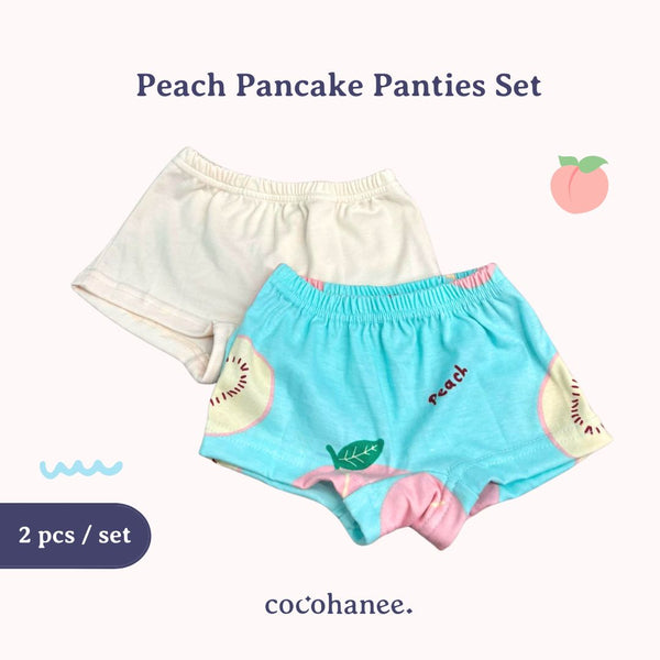 Cocohanee - Peach Pancake Panties Set - Celana Dalam Anak Perempuan