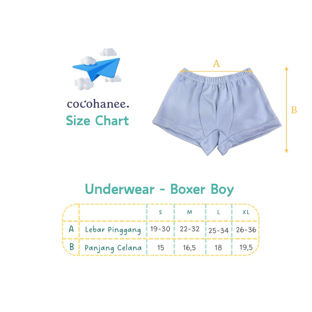 Cocohanee - Nighty Ducky Boxer Set - Celana Dalam Anak Laki-Laki