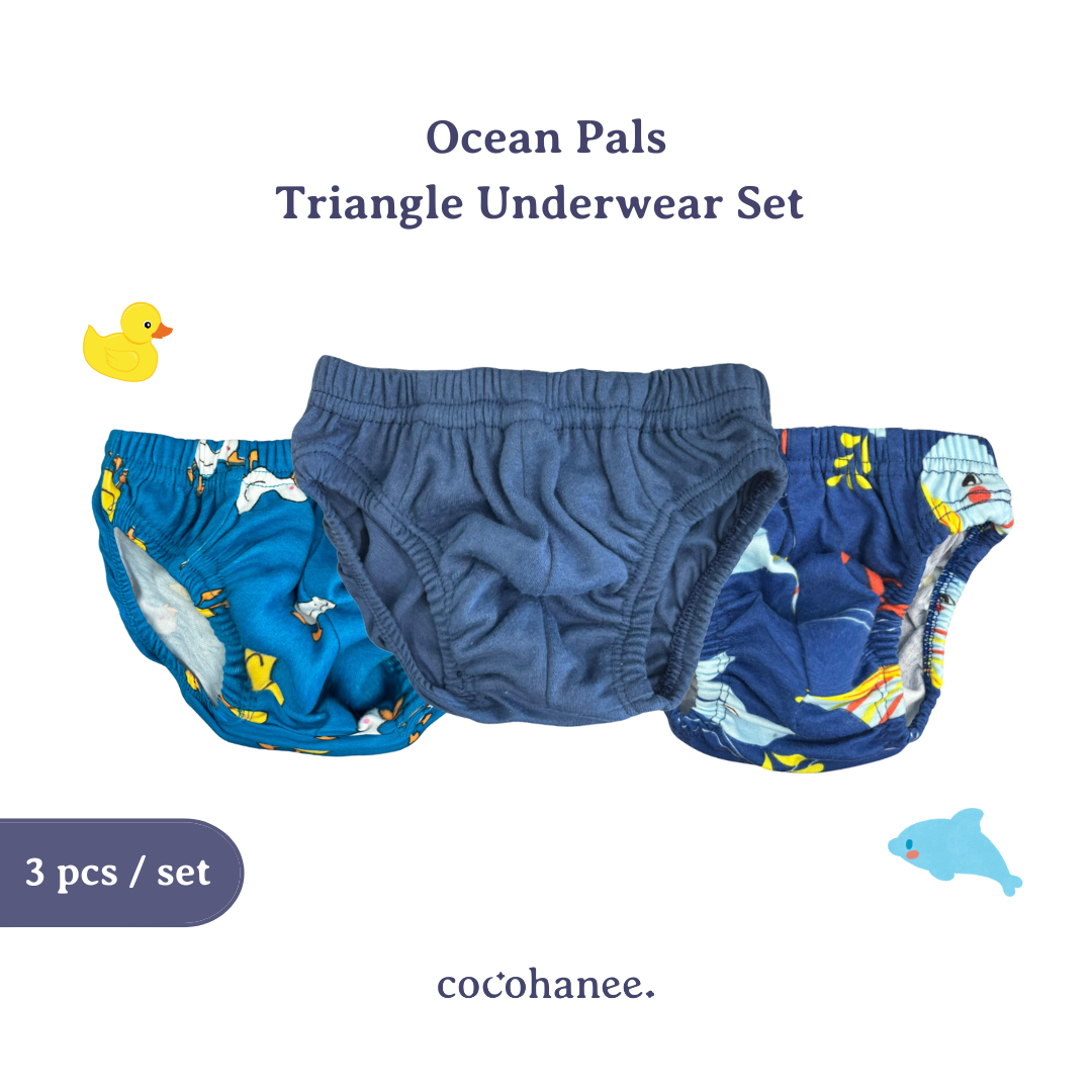 Cocohanee -  Ocean Pals Underwear Set - Celana Dalam Anak Laki-Laki