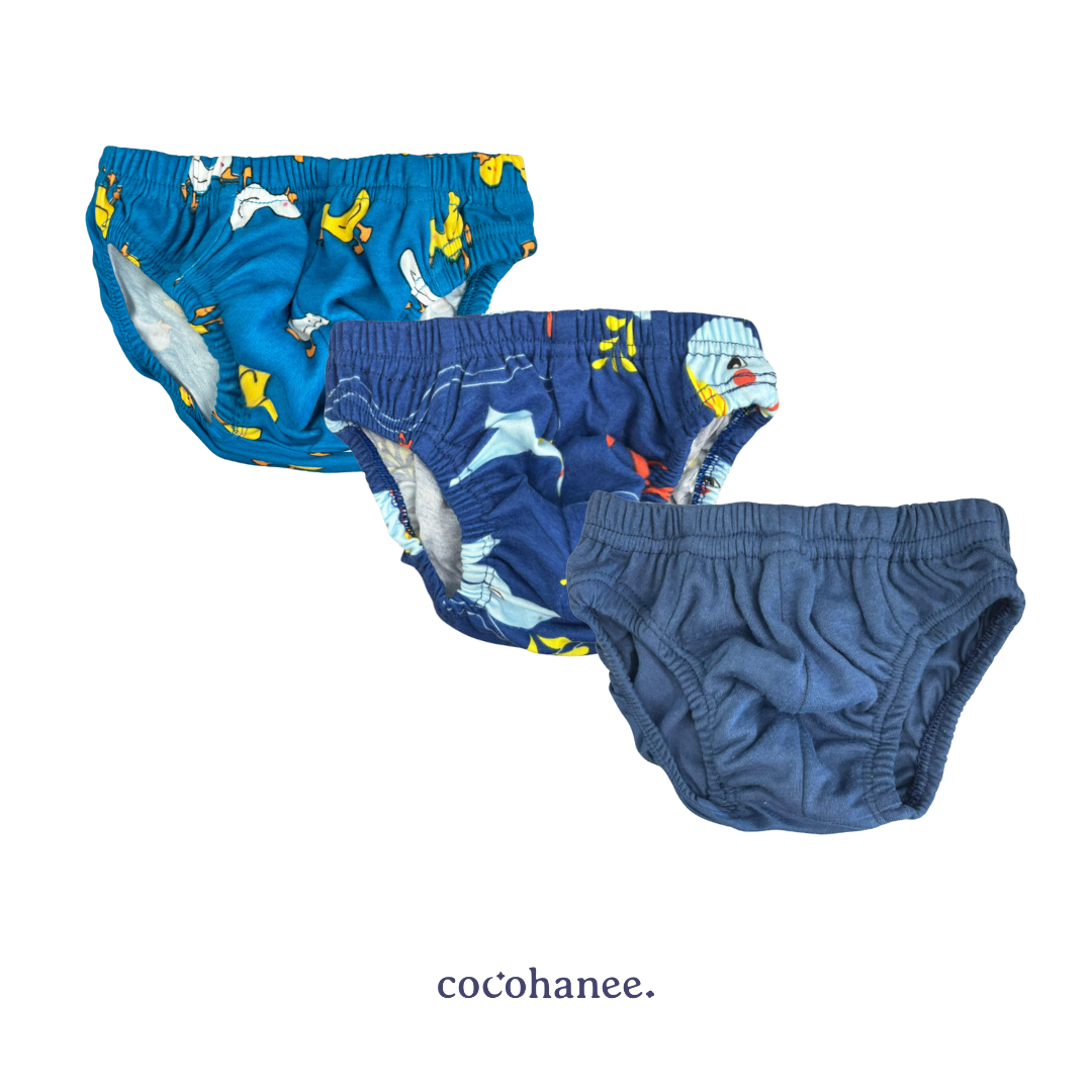 Cocohanee -  Ocean Pals Underwear Set - Celana Dalam Anak Laki-Laki