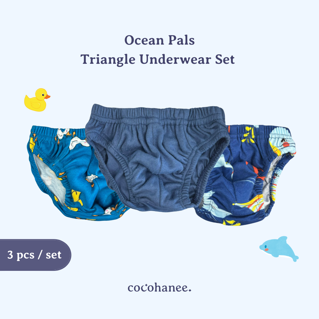 Cocohanee -  Ocean Pals Underwear Set - Celana Dalam Anak Laki-Laki