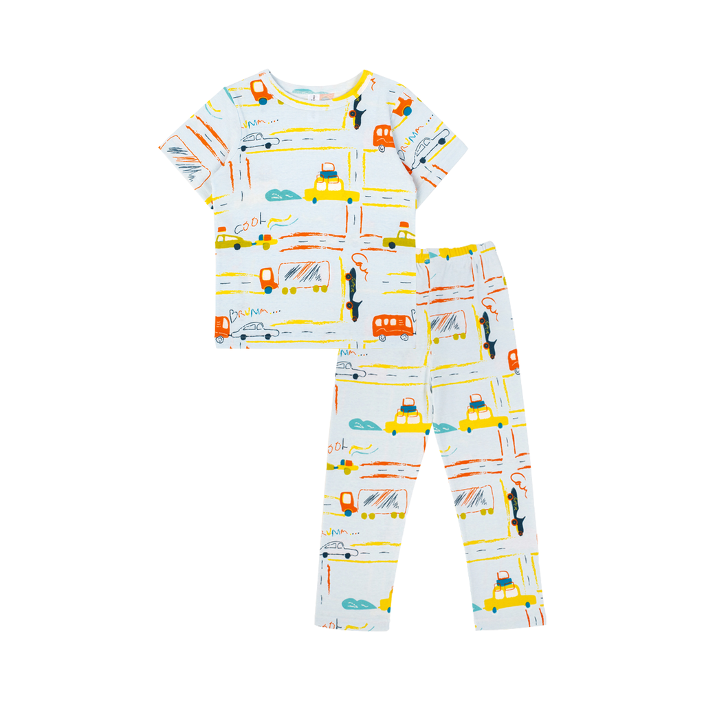 Cocohanee - Wheelscape Cozy Pajamas - Piyama Tidur Anak