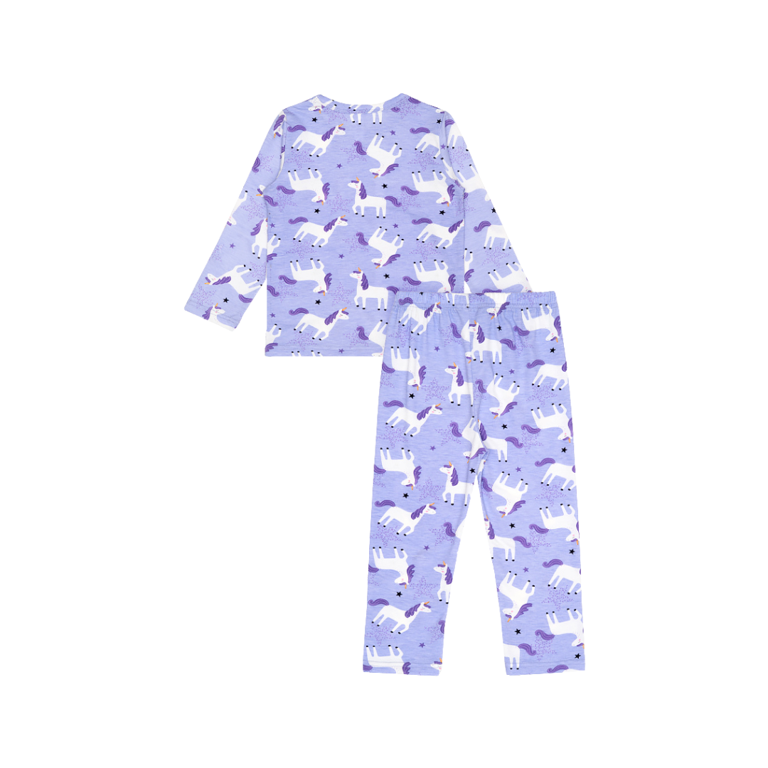 Cocohanee - Unicorn Stars Long Pajamas - Piyama Tidur Anak