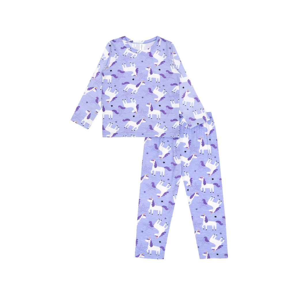 Cocohanee - Unicorn Stars Baby Long Pajamas - Piyama Tidur Bayi