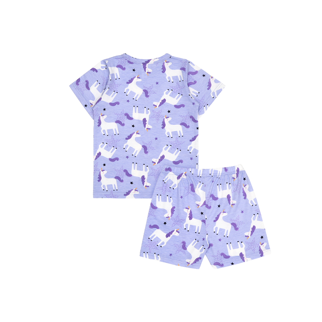 Cocohanee - Unicorn Stars Short Pajamas - Piyama Tidur Anak