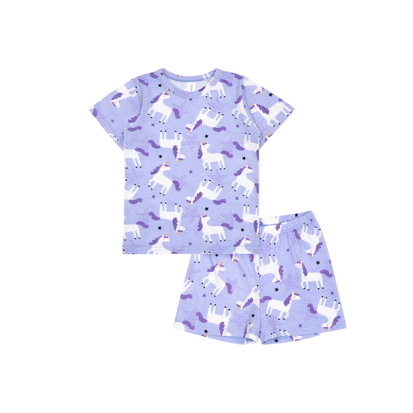 Cocohanee - Unicorn Stars Short Pajamas - Piyama Tidur Anak