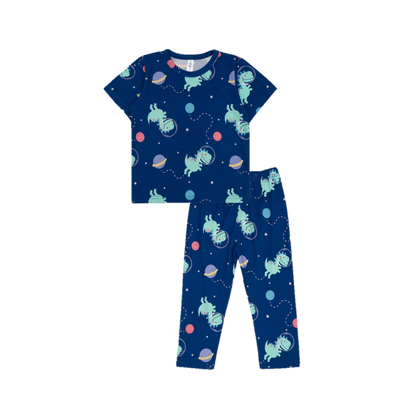 Cocohanee - Cosmic Dino Baby Cozy Pajamas - Piyama Tidur Bayi