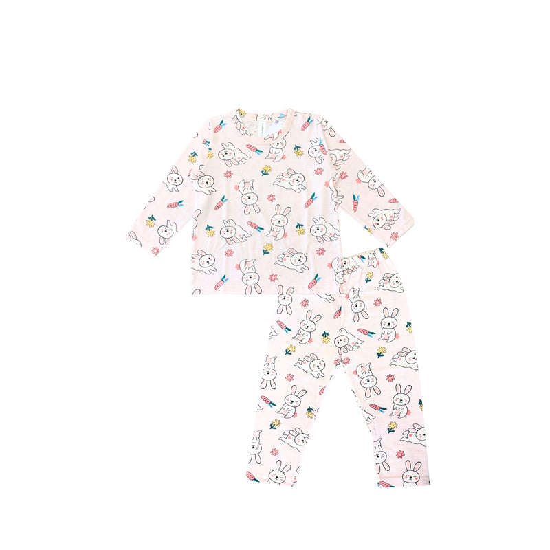 Cocohanee - Hopping Rabbit Long Pajamas - Piyama Tidur Anak