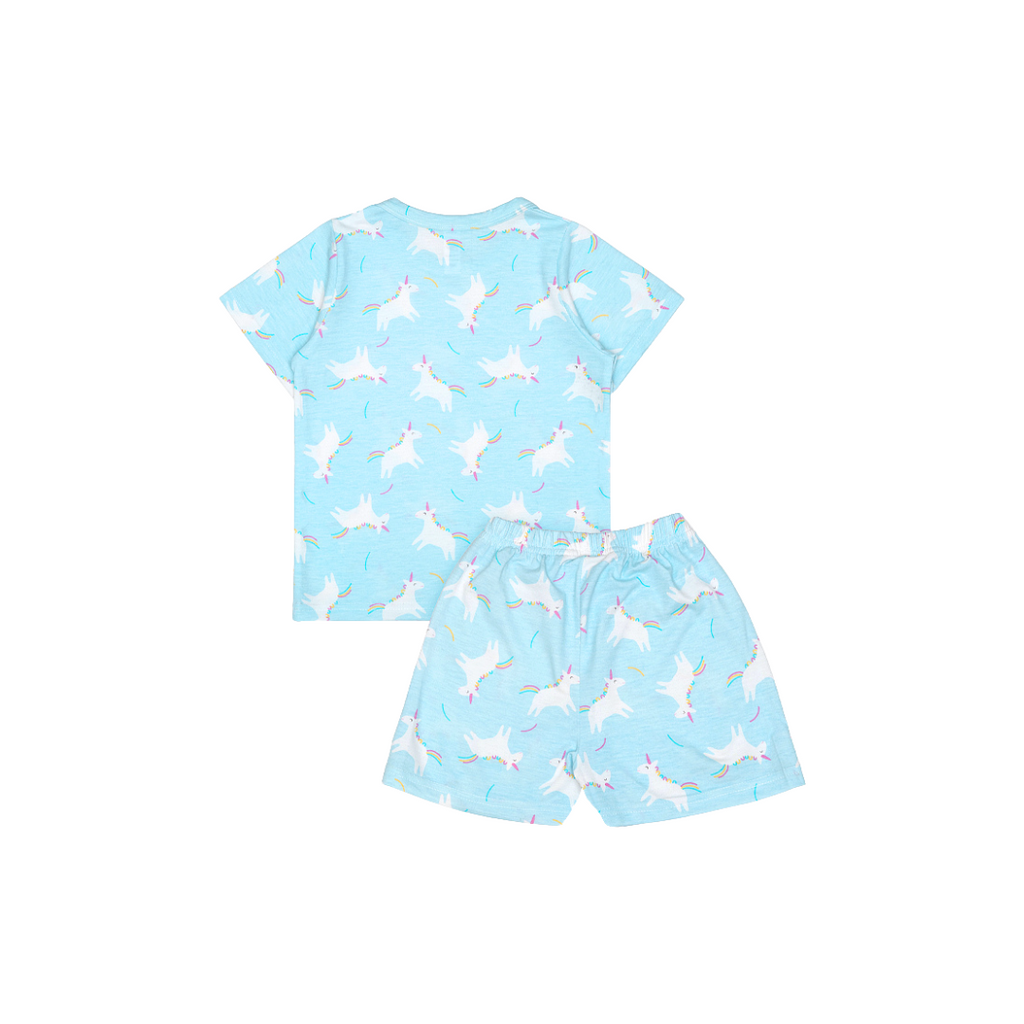 Cocohanee - Rainbow Pony Baby Short Pajamas - Piyama Tidur Bayi